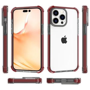 Tranparent TPU Acrylic TPE 3 in 1 material phone case for Iphone 14 13 12 11 XR Xs Max 7 8plus can prevent falling water dirt and fingerprints
