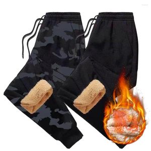 Pantaloni da uomo Pantaloni sportivi lunghi super morbidi Lavabili antivento Soffice peluche Legato alla caviglia