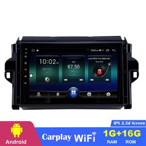 Android Car DVD Navigation Player 9 Inch Auto Radio med GPS f￶r Toyota Fortuner 2016-2018 3G WiFi Support CarPlay OBD TPMS Digital TV