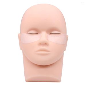 False wimpers Pro Training Mannequin Flat Head Practice Make Up Eye Lashes Eyelash Extensions Manikin Cosmetology Manne