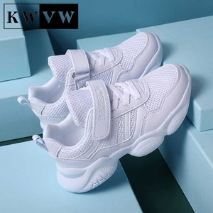 Sneakers Kids Casual Little White Shoes Leather Lightweight Children Sneakers Mesh Breattable Boy Girl Trend Cool Fashion Sport Booties T220930