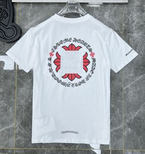 Mode lyx varum￤rke herr t shirts sommar designers ch topps tees korrekta h￤stsko sanskrit cross polos pojke graffiti t-shirts m￤n kvinnor kort ￤rm unisex tshirts