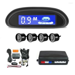 Car Rear View Cameras Cameras& Parking Sensors Radar Monitor Detector System Backlight Display Auto Parktronic LCD With 4 Backup