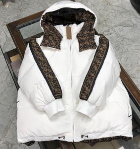 다운 재킷 다운 흰색 오리 다운 재킷 남자 더블 사이드 재킷 여자 캐주얼 파라크 야외 스포츠 브랜드 -1F1220