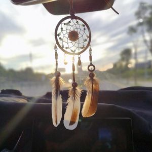 Interior Decorations Dream Catcher Car Rearview Mirror Hanging Ornaments Pendants Styling Gift Auto Accessories