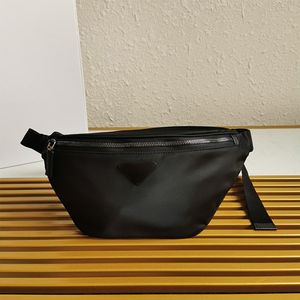 Designer Men's nylon waist bag embroidery Triangle women's crossbody bag Single Shoulder Messenger Bags man's motorcycle purse unisex package