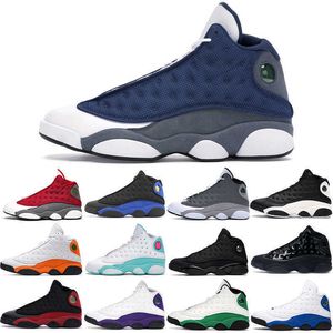 Red Flint Jumpman 13s Basketball Shoes For Men Women 13 Hyper Royal Court Purple #11 Aurora Green Olive Black Cat Mens Train designer shoes