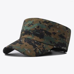 Visors vizier met pruik volwassen casual mode camouflage bedrukte verstelbare outdoor sunshade ademende hoed dameshoeden voor zon 3 3