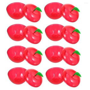 Enrole o presente Apple Candy Boxes Containers ContainerFavors Favored Favor Favor Red Christmas Apples Ornamentos de frutas Party Storage Party