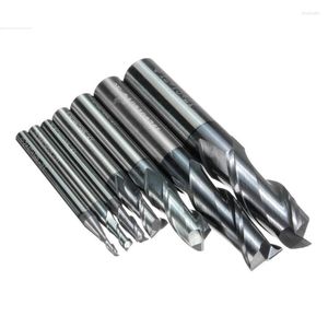 Mutfak Muslukları 2-12mm Katı Karbür Freze Kesici 2 Flüt Yuvası Matkaplar 2/3/4/6/8/10/12mm CNC Aracı