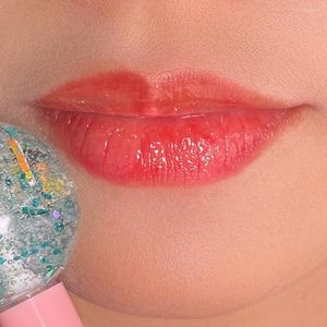 Lip Gloss 3Color Creative Gift Shiny Star Lollipop Private Label Moisturerende reparatie Crystal Ball Glaze voedzaam hydrateren