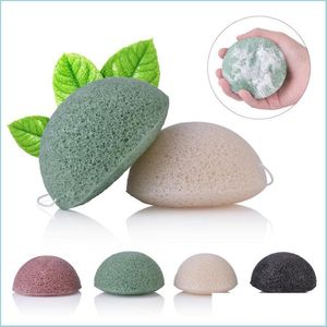 Bath Brushes Sponges Scrubbers Konjac Bath Sponges Facial Puff Face Cleanse Washing Konjacs Sponge Exfoliator Cleansing Bdesports Dhfll