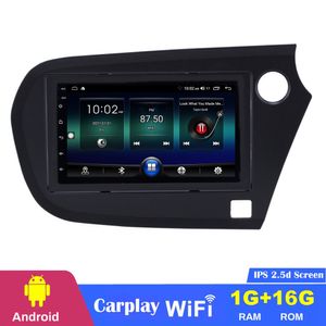 7-дюймовый автомобиль Android DVD Радиоплеер GPS Navigation для Honda Insight 2009-2016 RHD с HD сенсорным экраном