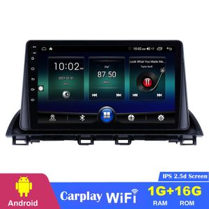 4 Core Android Car DVD Head Unit Player 9 Inch Pekskärm för Mazda CX-4 Radio 2014-2015 2016-2017