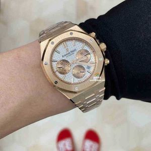 APF ZF NF BF N C Luxury Mens Mechanical Watch Abby Roya1 0ak Rose Gold 38mm 26315or OO. 1256or. 01 Swiss Es Brand Wristwatch AOSV