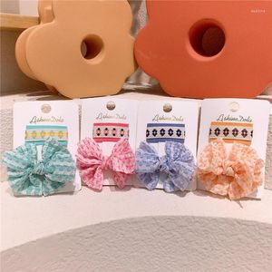 Hair Accessories 2 Piece Bow Clips Pins For Girls Children Grips Barrettes Kids Party Show Wear Hairpin