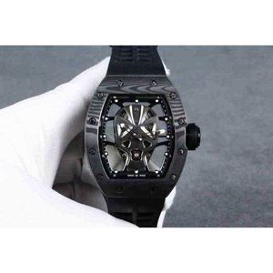 وساعات Superclone متعددة الوظائف مصمم Wristwatch Mechanics الفاخرة ميكانيكا مشاهدة Richa Milles Wristwatches RM052 الرسوم المتحركة تضيف الإثارة BL