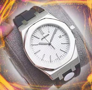 Top-Marke Quarz Mode Herren Zeituhr Uhren Auto Datum Männer Kleid Stoppuhr Edelstahlgehäuse Importiert Kristallspiegel Klassische großzügige Armbanduhren