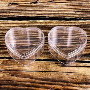 Gift Wrap Love Shape Transparent Plastic Box Wedding Candy Chocolate Food Packaging