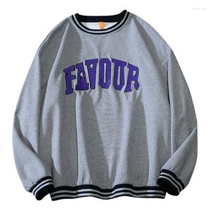 Erkek Hoodies Erkek Sweatshirts Sonbahar Vintage Spor Giyim Erkekler için Mektup Baskılı Polyester Hip Hop Sokak Giyim The High Street Fashion