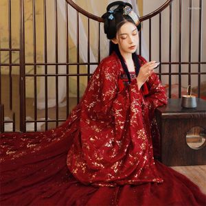 Scenkläder 2022 Hanfu Women Dance Costumes Folk Festival Rave Outfit Traditionell kinesisk damklänning Hanbok Modern Vestido YB1071