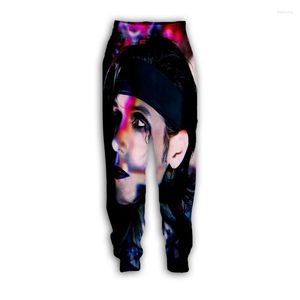 Men's Pants Fashion Black Veil Brides Band 3D Print Casual Sports Sweatpants Straight Jogging H02