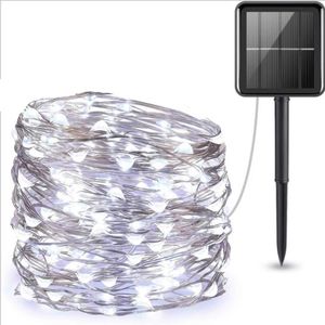 Solar Garden Lights Outdoor String Fairy Lights 30M LED -lampor 300LEDS Vattent￤t juldekoration f￶r gatan