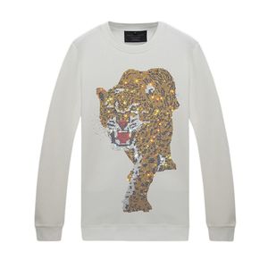 Moda Rhinestone Sweatshirts Gömlek Sıcak Elmas Uzun Kollu Kazak Üstler Erkekler Kadın Sokak Giyim Sportwear Sonbahar ve Kış Çoklu Stilleri