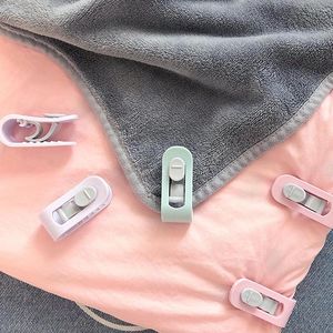 Klädlagrings täcke klipp Nållöst icke-halkfilt fästelementet Plastisk anti-kör hållare lakan fixar för hemmet