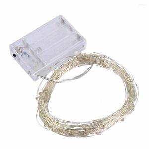 Strings 10pcs Battery Led String Light 2M 5M 10M 3 Operated Garland Outdoor Indoor Home Christmas Decoration Strip