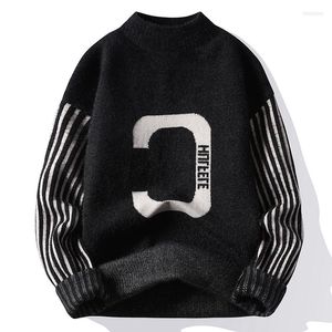 Men's Sweaters Pull Homme 2022 Winter Hip Hop Sweater Men Fashion Thick Warm Mens Turtleneck Male Pullovers
