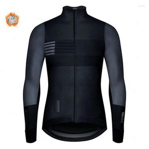 Jackets de corrida 2022 Espanha Spain Winter Térmico Jaqueta de Lão de Ciclismo Jerva Longa ROPA Ciclismo Hombre Bicicleta Roupas de Bicicleta Maillot