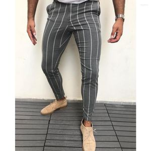 Herrenhose, Business-Casual, Bleistift, modisch, solide, kleine Größe, Streifen, schlanke Streetwear-Hose, Stop Looking At My Dick, Jogginghose