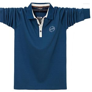 Camiseta masculina de pobs size de tamanho 6xl de manga comprida mas camisa de pólo de manga comprida Homme t camisetas para 2022