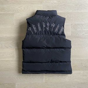 Trapstar Men Light Luxury Down Jacket Designer Warm Plus Velvet 자수 편지 방풍 후 까마귀 숙녀 하이 스트리트 스타일 품종