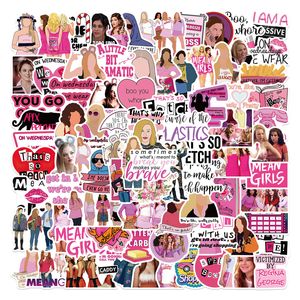 100 st Mean Girls Stickers US Funny Movie Creative DIY Stickers dekorativa för bärbar dator