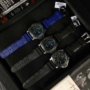 Mekanik Otomatik Safir Cam Kauçuk Kayış 47mm 13mm Spor Kol saatleri Stil 93RW