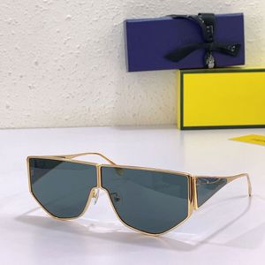 Designer sunglasses spring and summer fashion show new FOL031 classic fashion frameless metal mask glasses logo style