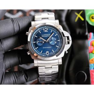 Erkek Mekanik Saat Swiss Otomatik Hareket Safir Ayna Boyutu 47mm 13mm 904 Çelik İzleme Bandı Markası İtalya Sport Hollwatches Tmby