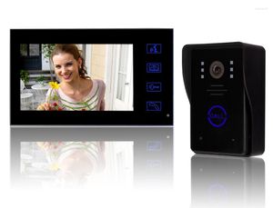 Video Door Phones Home Intercom System Of Color Phone With 7 Inch TFT