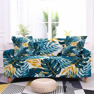 Tampas de cadeira Pintura a óleo nórdica Padrão de flor verde Flor Print Fashion Sofá Cover Decoração de Acessórios para casa e sofá de ferramentas