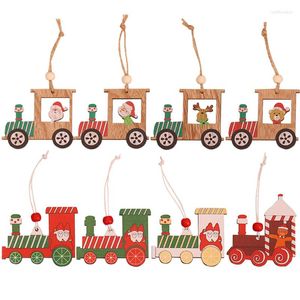 クリスマスの装飾木製ペンダントクリスマスツリーハンギング装飾品木製クラフト2022年の家庭用子供ギフト