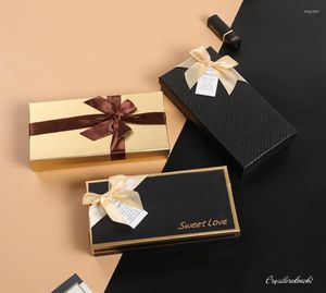 Envoltura de regalo Caja de papel de chocolate de 18 rejillas Embalaje de bodas Embalaje de dulces de cumpleaños Día de San Valentín