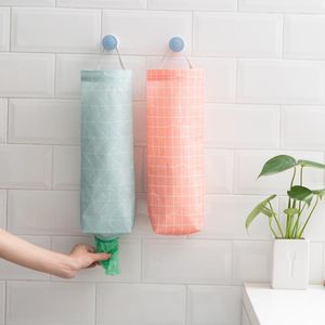 Storage Bags Creative Hanging Garbage Bag Wall Dispenser Sundries Trash Sorting Home Organizer