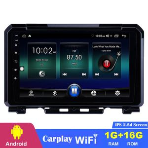 9-Zoll-HD-Touchscreen-Auto-DVD-Player Android für 2019-Suzuki JIMNY GPS-Navigationsradio mit AUX-USB-WIFI-Unterstützung TPMS DVR SWC