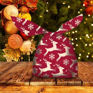Gift Wrap Christmas Candy Bags Nougat Packaging Bag Toffee Snowflake Luxury Wrapping Paper Semi