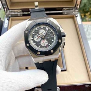 A P Luxury APF ZF NF BF N C Luxury Watches for MenシリーズAP26402男子機械時計ファッションラミナスハイエンドスポーツ