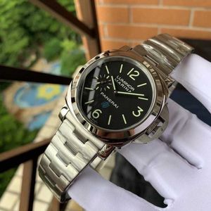 Luxury Designer Watch Sapphire Glass Mirror 45mm with Buckle Fine Steel Automatic Mechanical Mnes Wristwatch