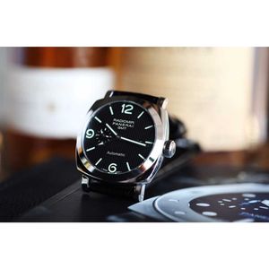 Luxus-Armbanduhr, wasserdichte Uhren, Designer-Uhr, mechanisches Automatikwerk, Saphirspiegel, 44 mm, Rindsleder, Sport-Armbanduhren für Herren