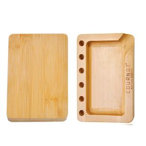 Wooden Rolling Trays Papers Tobacco Accessories Handmade Three Angle Wood Roller Tray For Rollers Machine Tobacco Smoking Accessory Plate Grinder